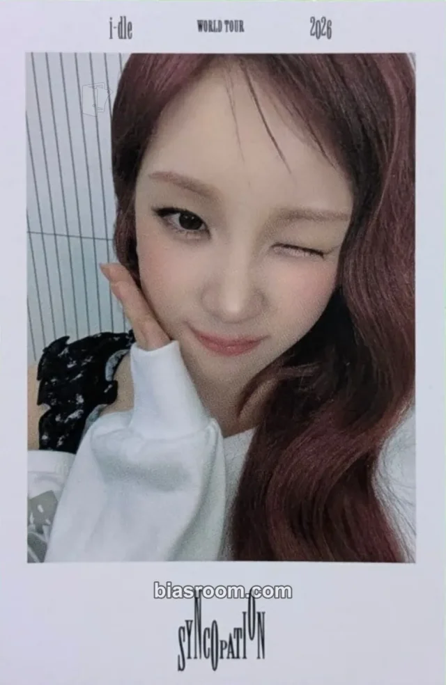 i-dle - Yuqi - 2026 World Tour [Syncopation] Event yokohama jpfc (japan fanclub) polaroid entrance / attendance benefit japan