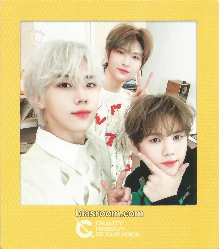 HIDEOUT : BE OUR VOICE - SEASON 3 Photocard - CRAVITY - CRAVITY K-pop photocard