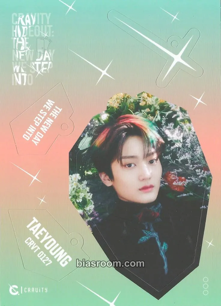 Taeyoung HIDEOUT: THE NEW DAY WE STEP INTO - SEASON 2 Photocard - CRAVITY - CRAVITY K-pop photocard