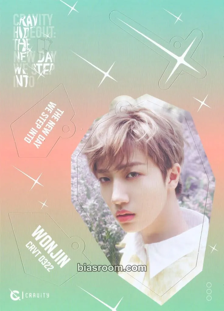 Wonjin HIDEOUT: THE NEW DAY WE STEP INTO - SEASON 2 Photocard - CRAVITY - CRAVITY K-pop photocard