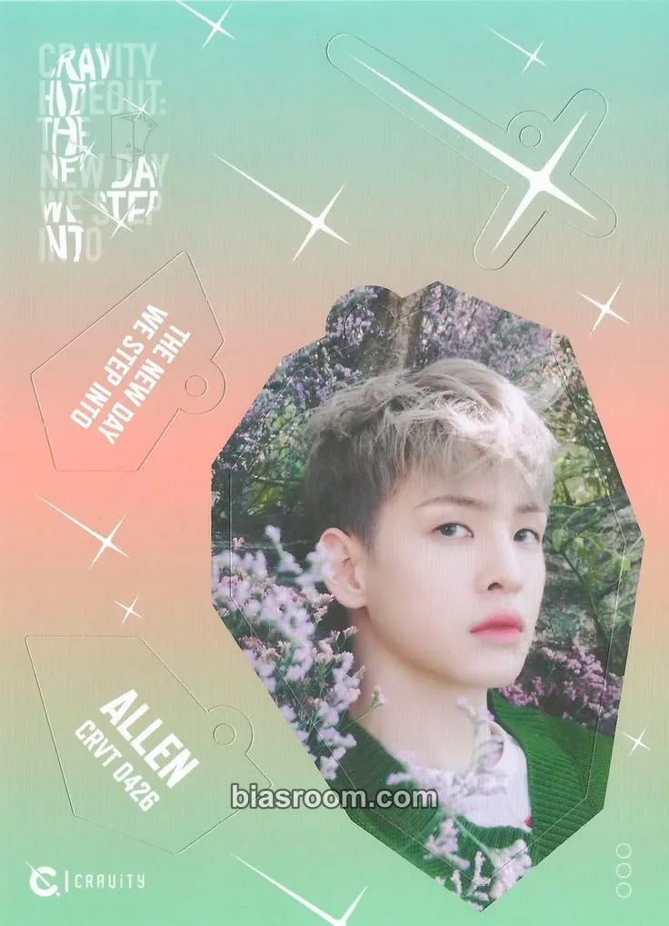 Allen HIDEOUT: THE NEW DAY WE STEP INTO - SEASON 2 Photocard - CRAVITY - CRAVITY K-pop photocard
