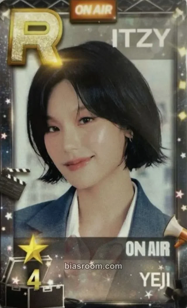 ITZY - The 4th Fan Meeting ITZY, MIDZY, Let's Fly! "On Air" Event superstar pvc card