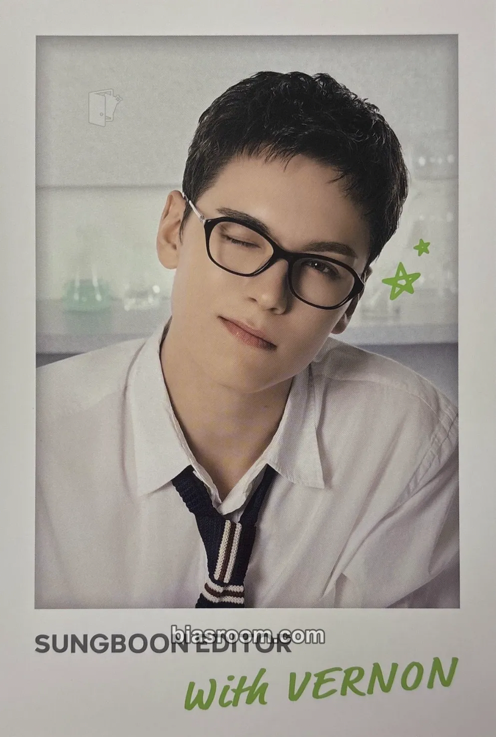 Vernon SUNGBOON EDITOR x Vernon Brand Collaboration Photocard - SEVENTEEN - SEVENTEEN K-pop photocard