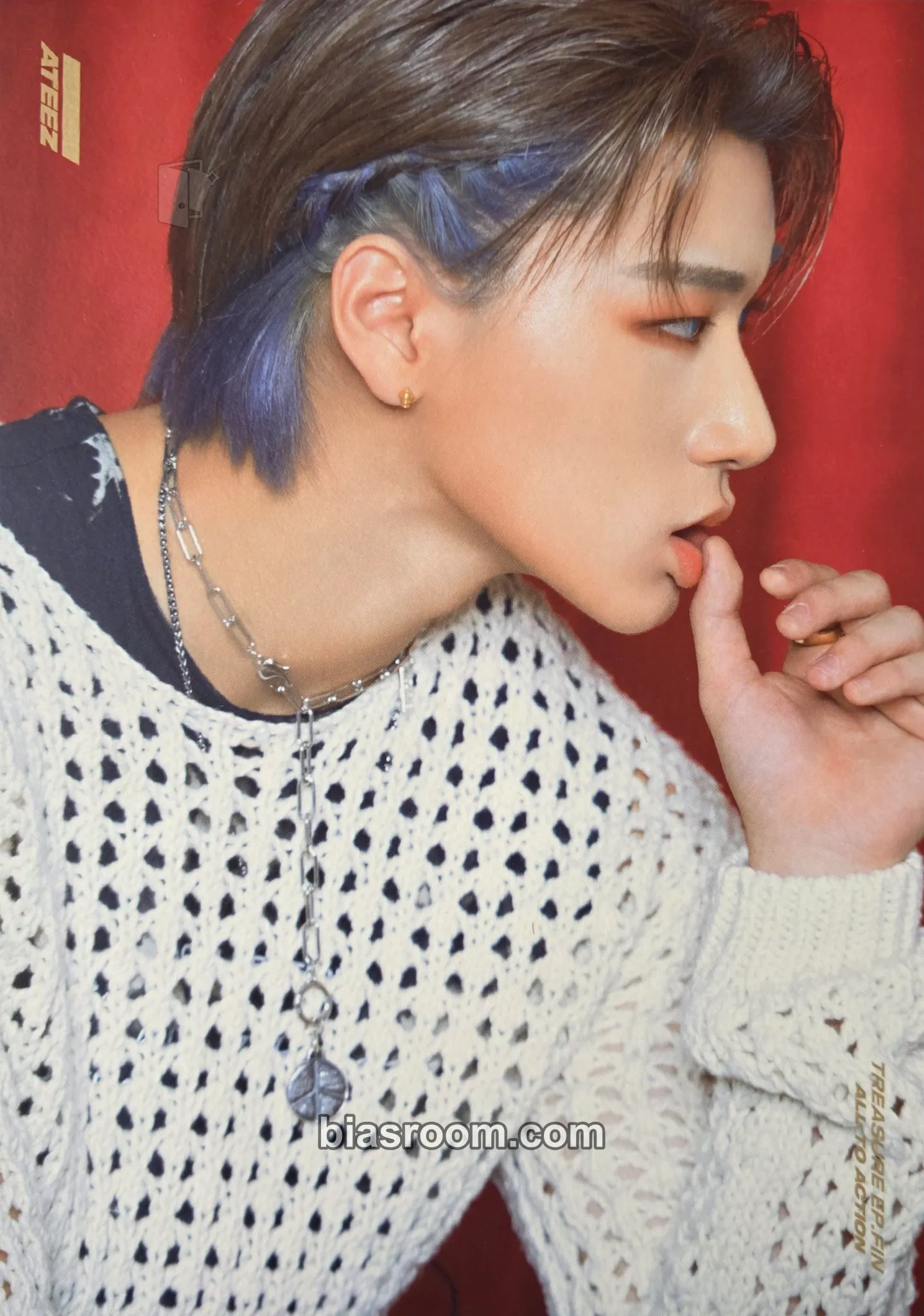 San TREASURE EP.FIN : All To Action Photocard - ATEEZ - ATEEZ K-pop photocard
