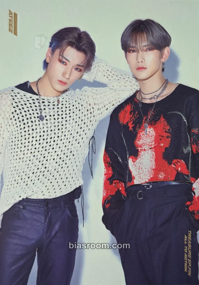 ATEEZ - Yeosang & San - TREASURE EP.FIN : All To Action Album album inclusion postcard postcard set A version