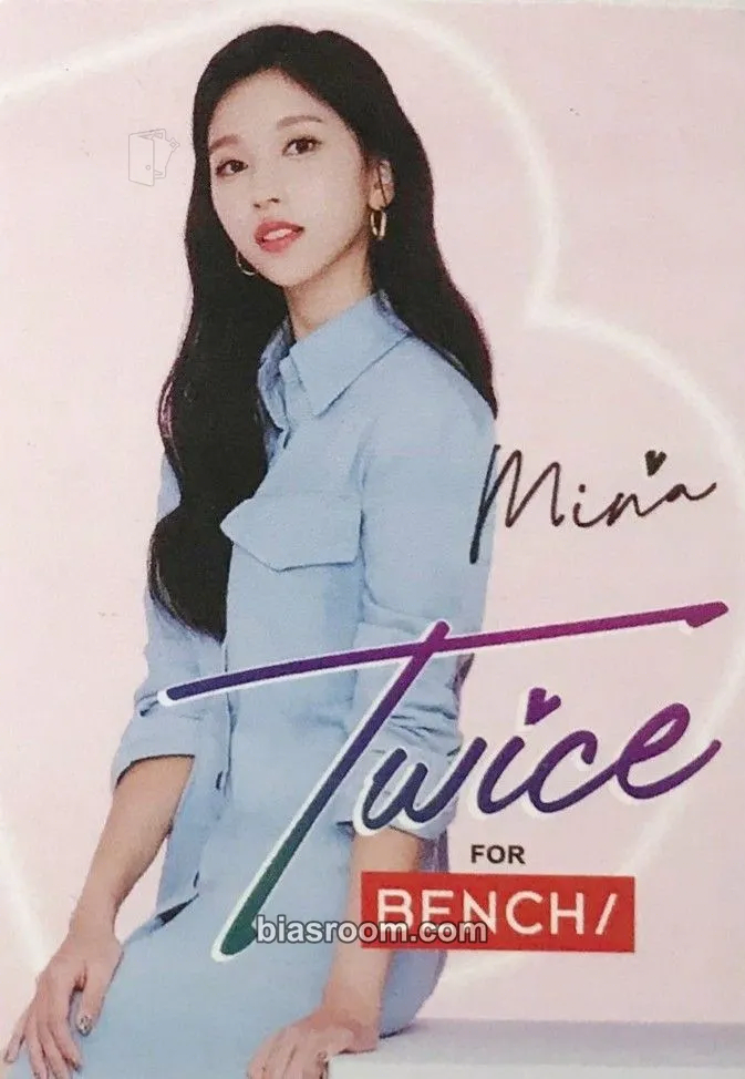 Mina Twice x Bench Philippines Photocard - TWICE - TWICE K-pop photocard