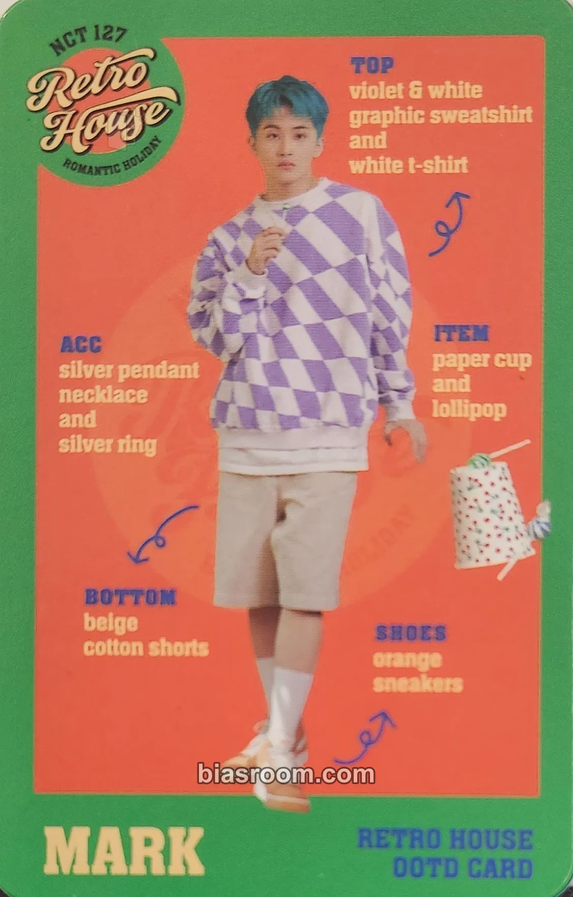 Mark Retro House MD Photocard - NCT 127 - NCT 127 K-pop photocard