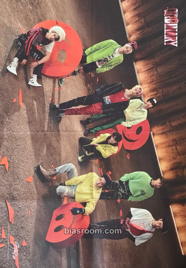 Stray Kids - Oddinary Album album inclusion poster first press only folded poster mask off version