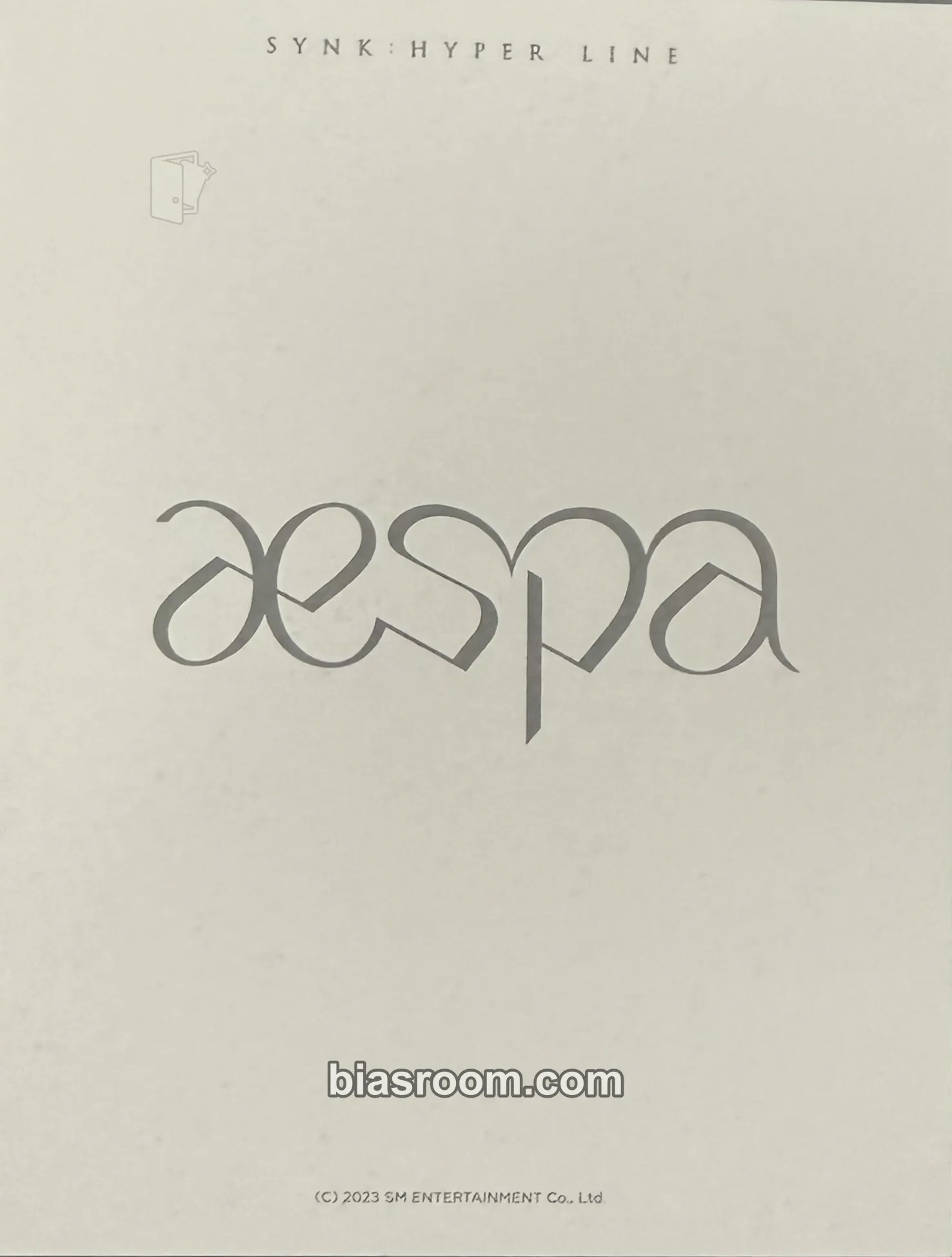Winter SYNK : HYPER LINE Photocard - aespa | Bias Room