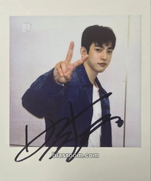 GOT7 - Jinyoung - Said & Done (Jinyoung Solo) Album solo album polaroid lucky draw (LD) soundwave non-standard size printed signature