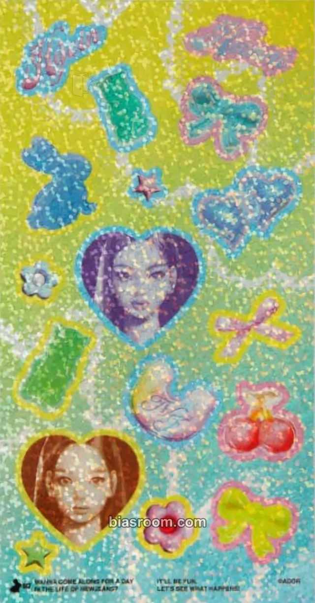 NewJeans - NewJeans 2nd EP “Get Up” Album sticker sheet sticker set line friends merch