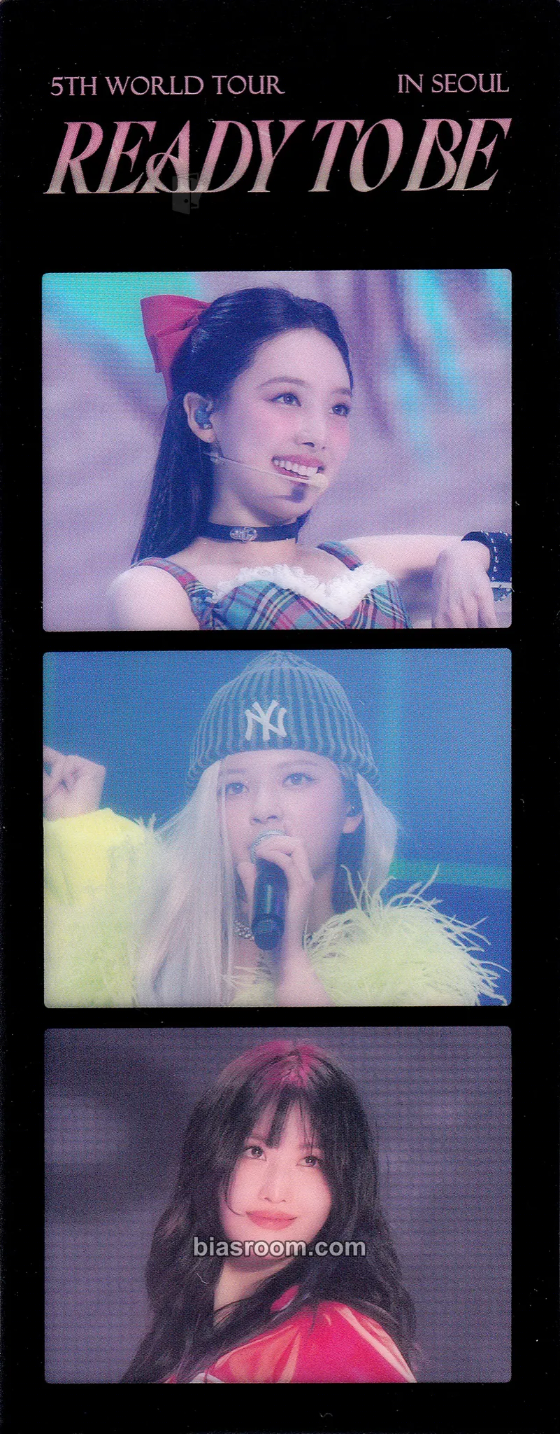 5th World Tour Ready To Be in Seoul DVD Photocard - TWICE - TWICE K-pop photocard