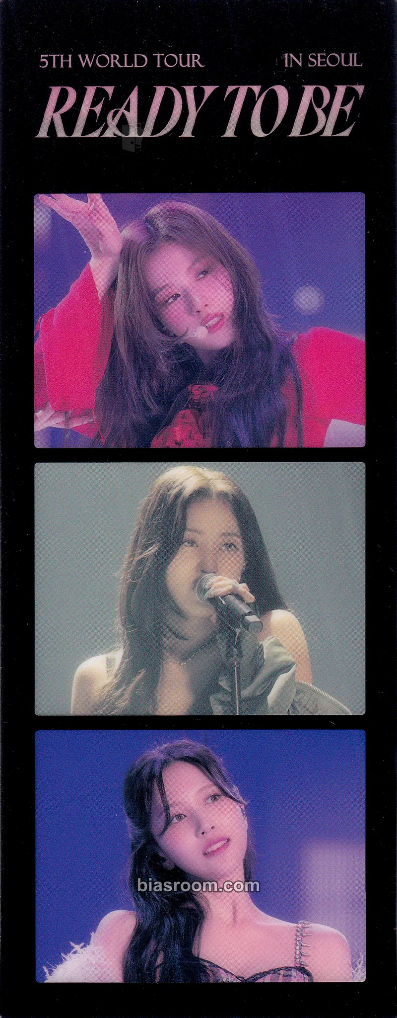 5th World Tour Ready To Be in Seoul DVD Photocard - TWICE - TWICE K-pop photocard