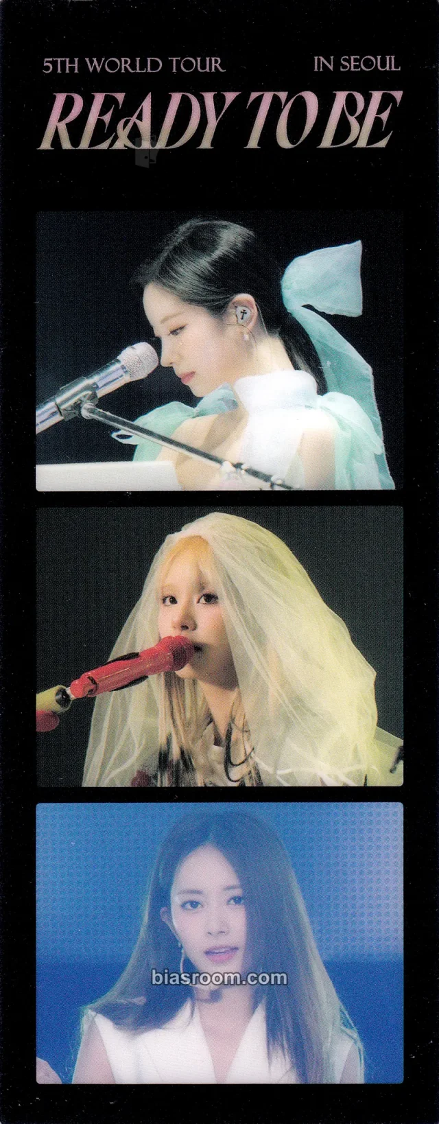 TWICE - Nayeon & Momo & Jeongyeon - 5th World Tour Ready To Be in Seoul DVD Other film strip 3 cut photo dvd/bluray inclusion dvd version