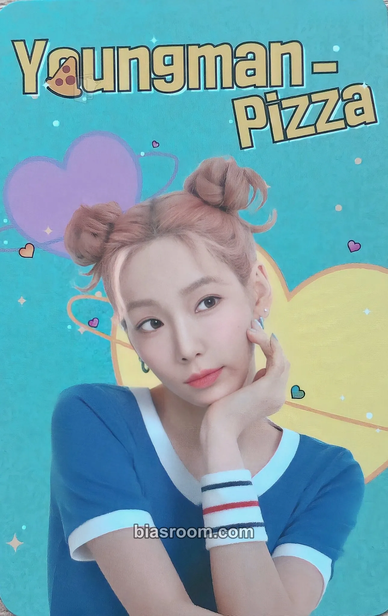 Taeyeon Taeyeon x Youngman Pizza Photocard - Taeyeon K-pop photocard