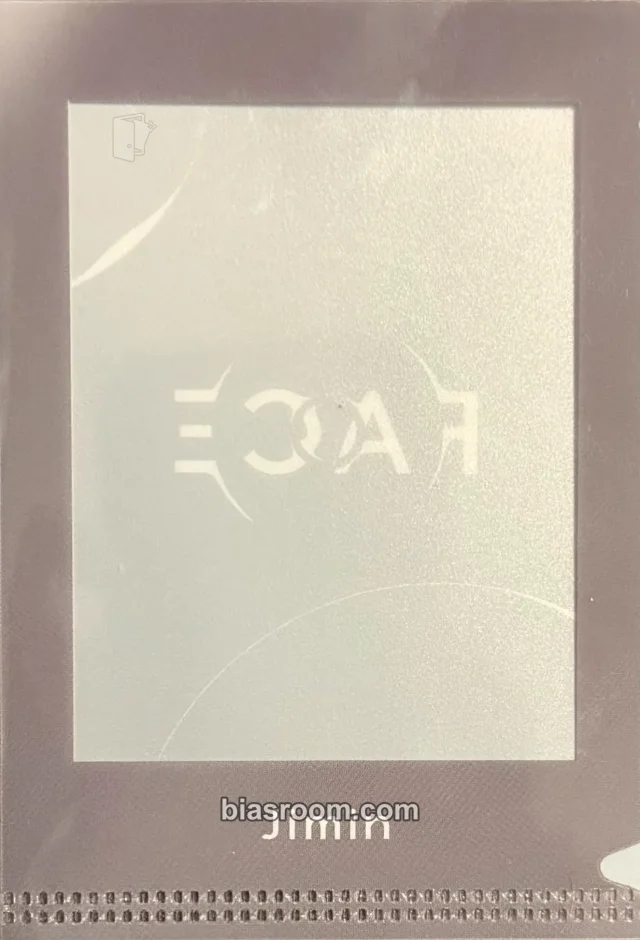 BTS - Jimin - Face Album pob (pre-order benefit) weverse global shop (wvg) L holder