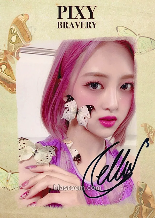PIXY - Ella (Mirae) - Fairy Forest: Bravery Album winner benefit autographed photo print