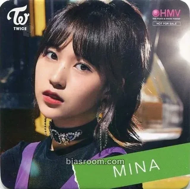 TWICE - Mina - BDZ Album coaster japan hmv exclusive