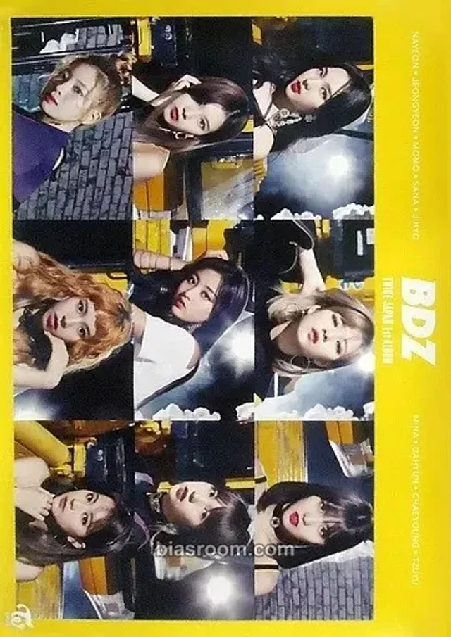 TWICE - BDZ Album B3 poster purchase benefit tsutaya