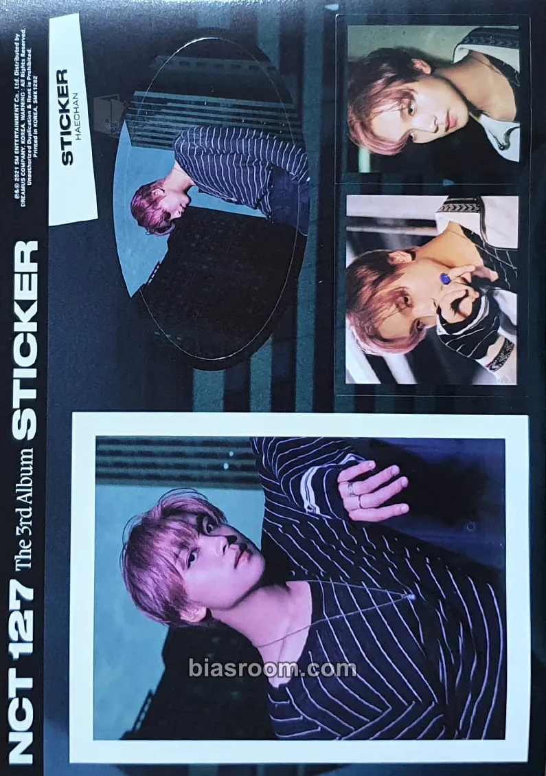 Haechan Sticker Photocard - NCT 127 - NCT 127 K-pop photocard