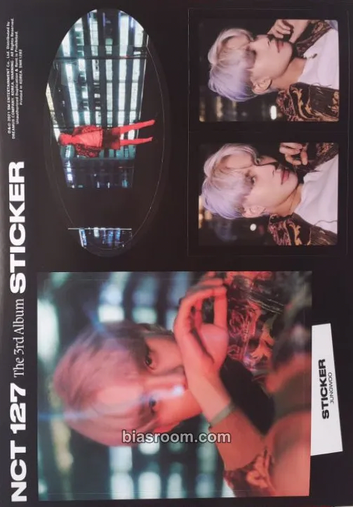 Jungwoo Sticker Photocard - NCT 127 - NCT 127 K-pop photocard