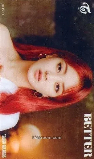 Jihyo BETTER Photocard - TWICE - TWICE K-pop photocard