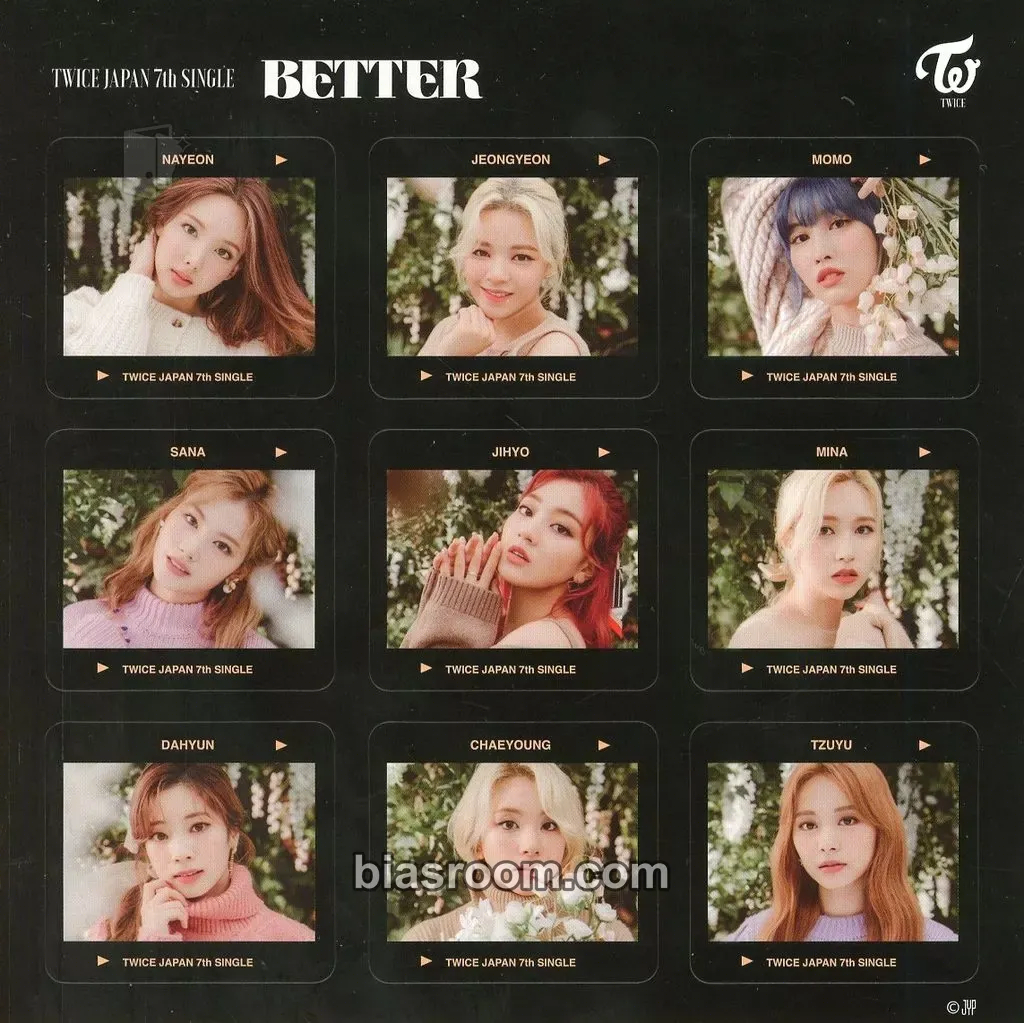 BETTER Photocard - TWICE - TWICE K-pop photocard