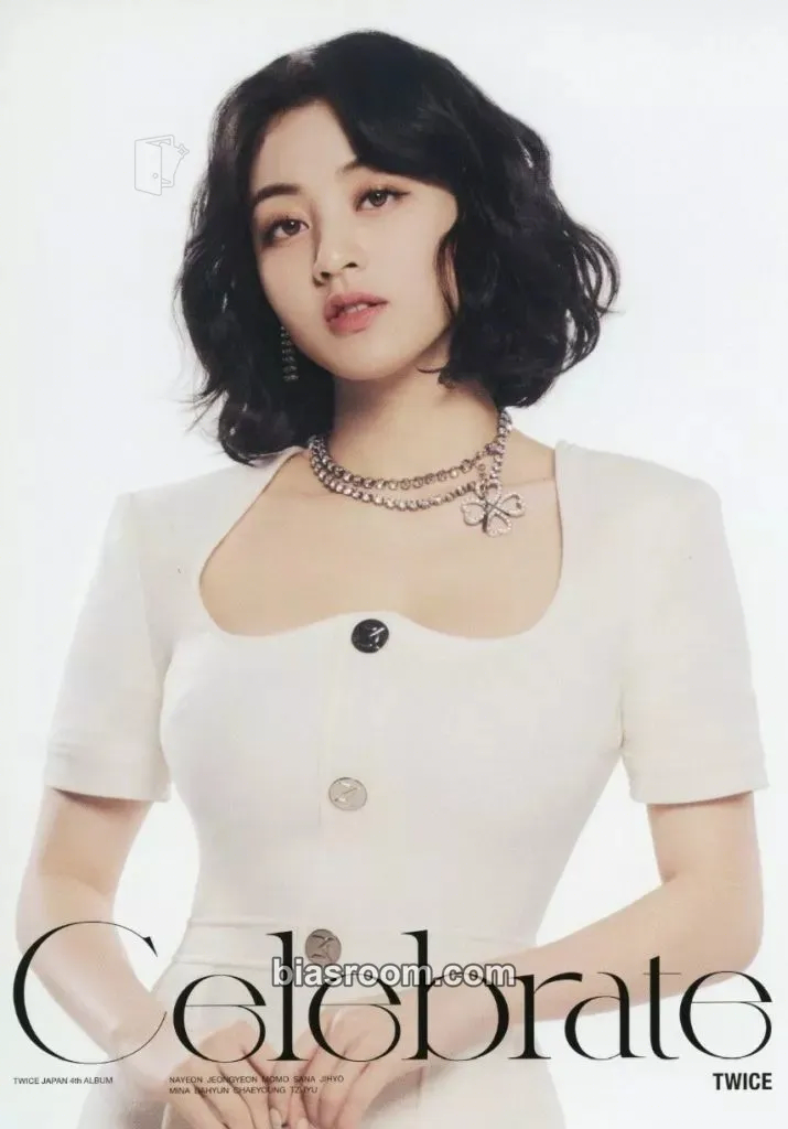 Jihyo Celebrate Photocard - TWICE - TWICE K-pop photocard