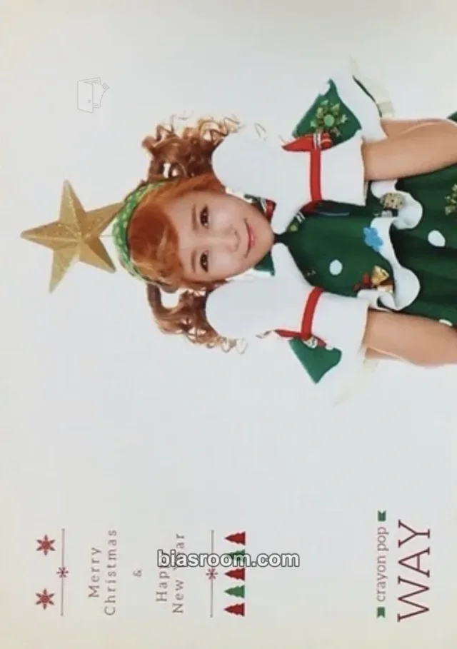 Crayon Pop - Way - Lonely Christmas Album postcard set album inclusion horizontal
