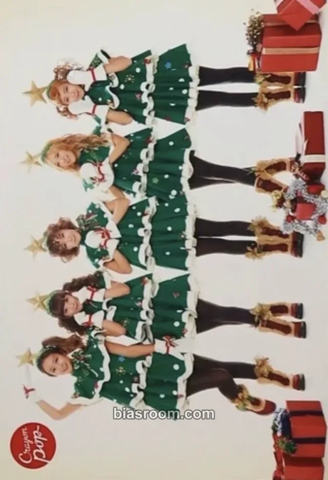 Crayon Pop - Lonely Christmas Album postcard set album inclusion horizontal
