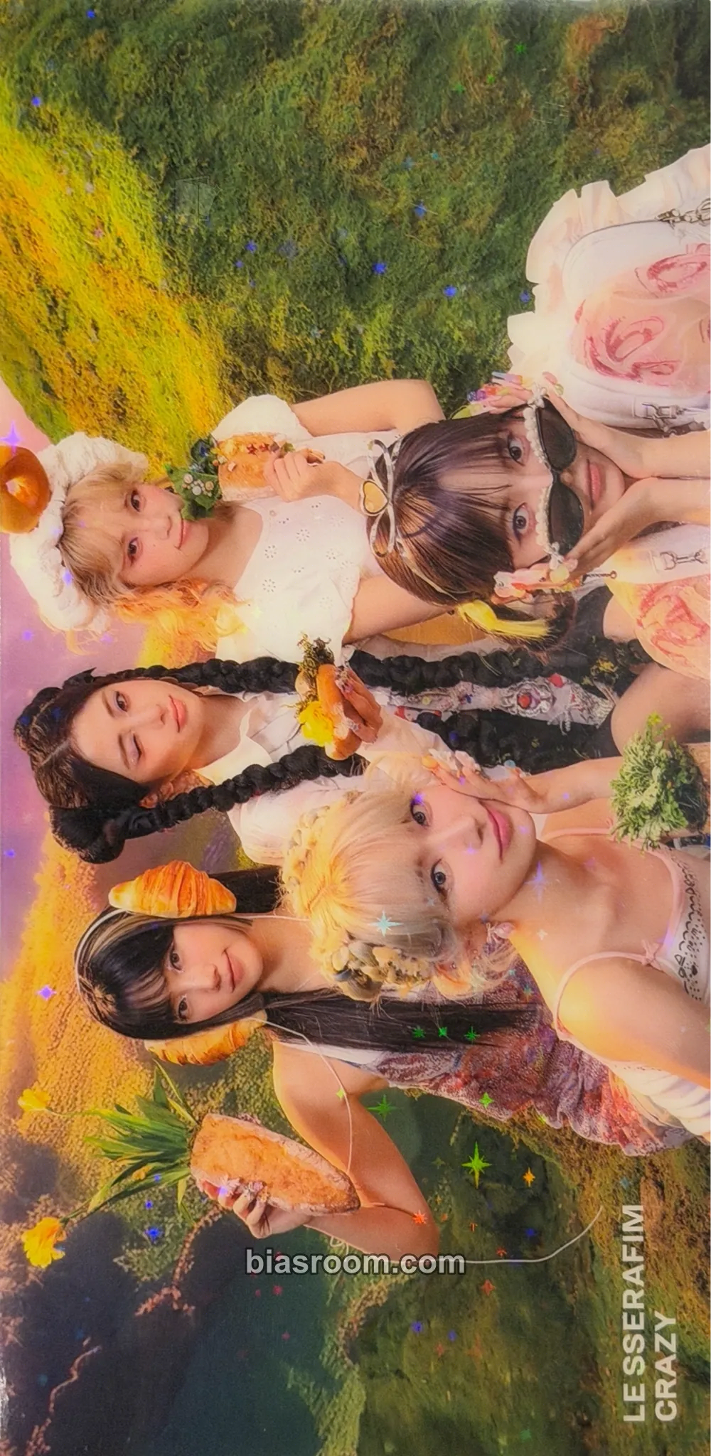 CRAZY Photocard - LE SSERAFIM - LE SSERAFIM K-pop photocard