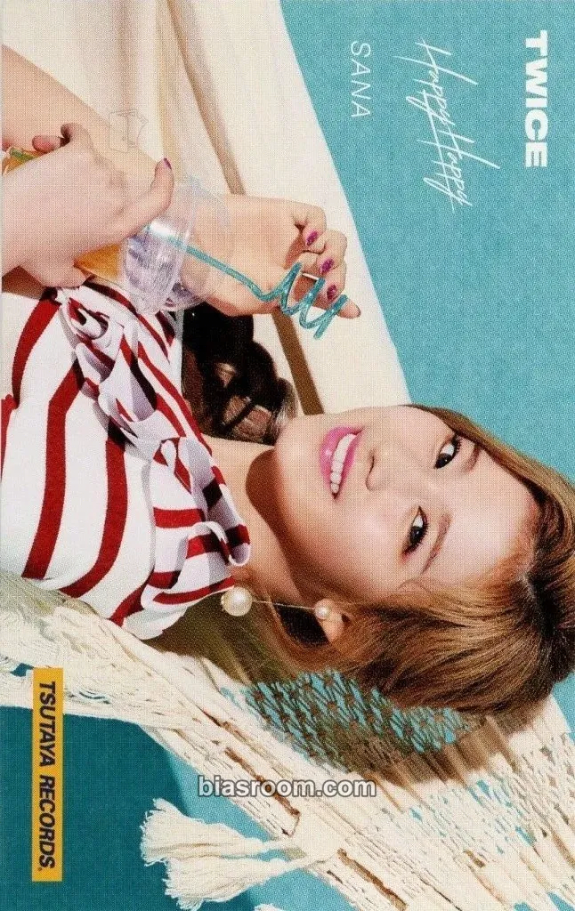 Sana Happy Happy Photocard - TWICE - TWICE K-pop photocard