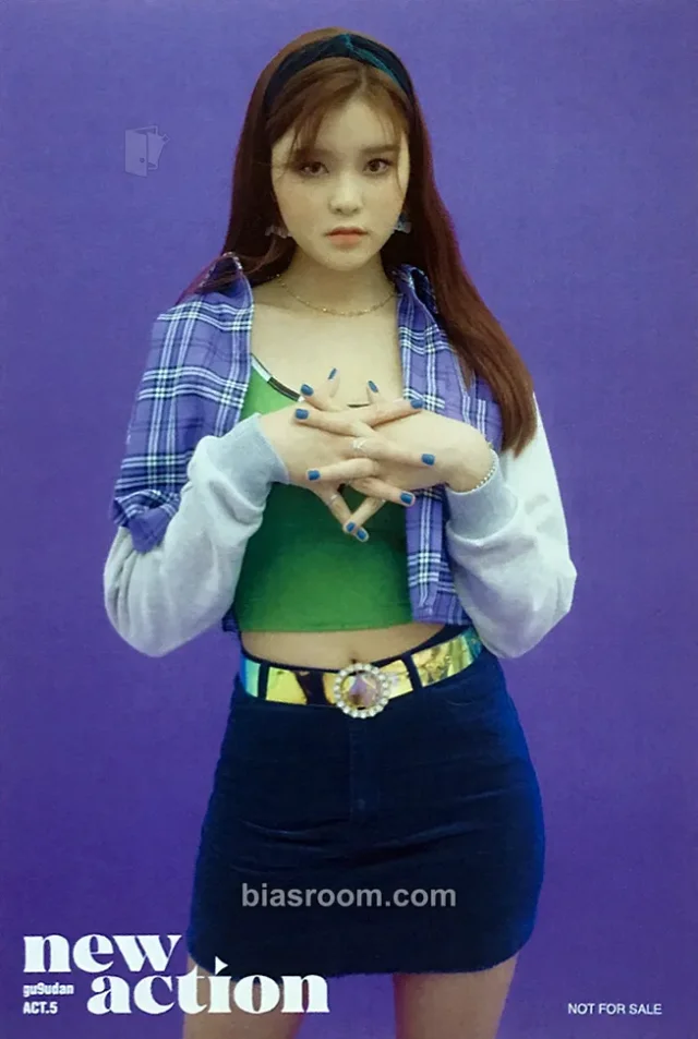 gugudan - Soyee - Act 5: New Action Album tower records japan postcard