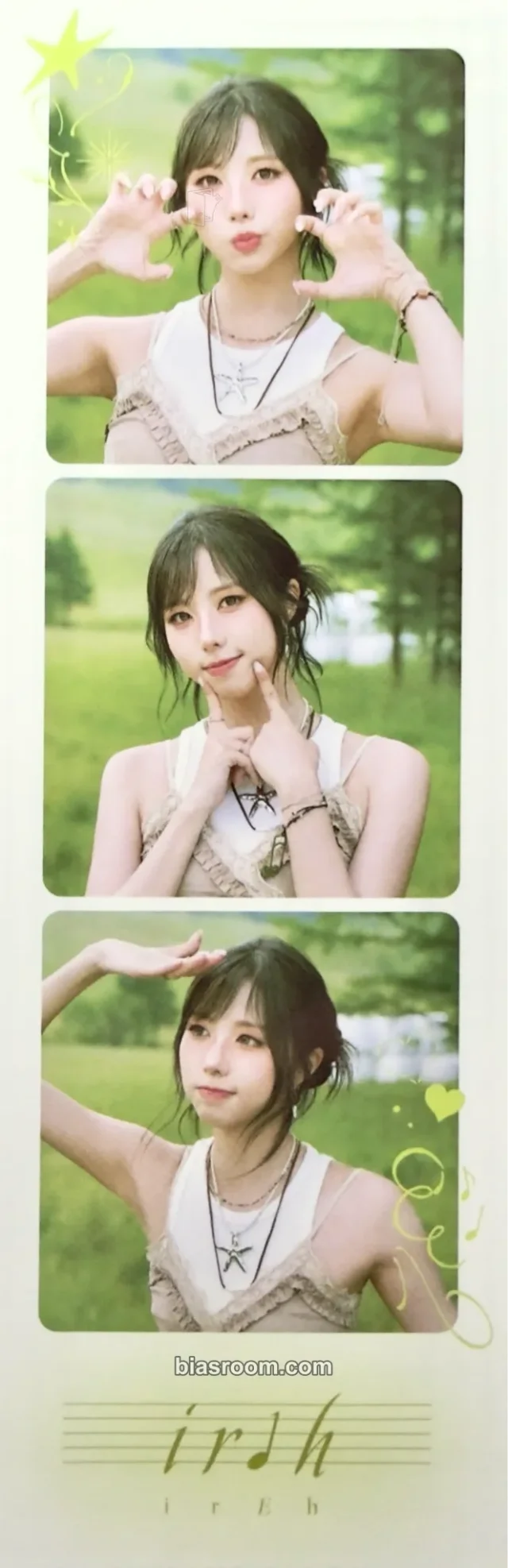 PURPLE KISS - Ireh - I Miss My... Album album inclusion bookmark photobook version