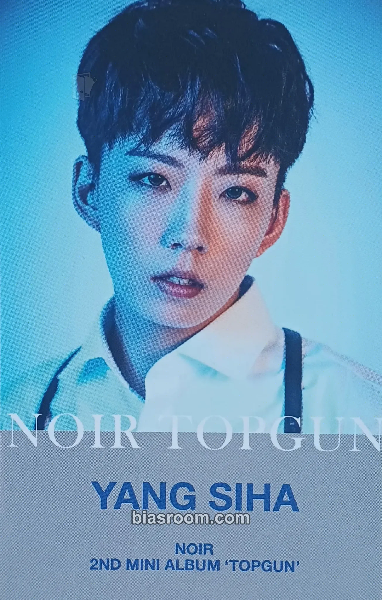 Siha TOPGUN Photocard - NOIR - NOIR K-pop photocard