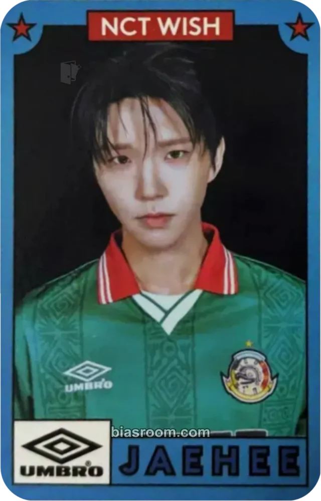 NCT WISH - Jaehee - UMBRO X NCT WISH Other brand collaboration photocard set purchase benefit