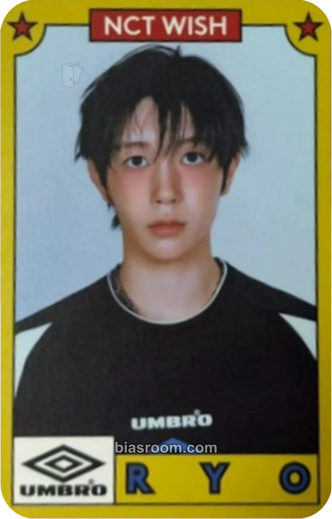 Ryo UMBRO X NCT WISH Photocard - NCT WISH - NCT WISH K-pop photocard