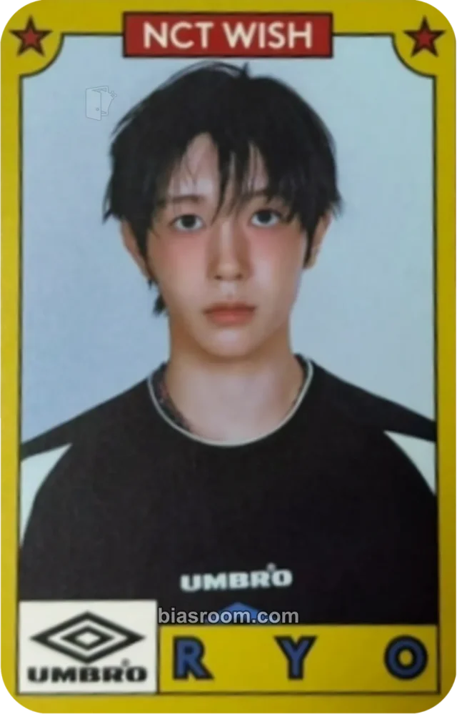 NCT WISH - Ryo - UMBRO X NCT WISH Other brand collaboration photocard set purchase benefit