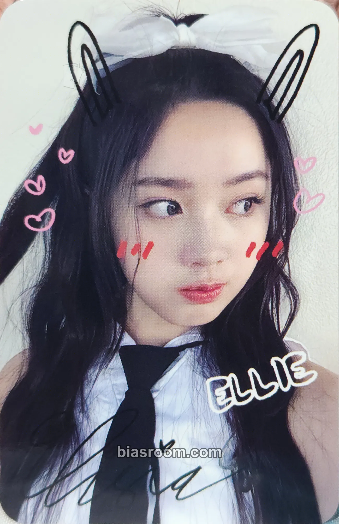 Elisia CURIOUS Photocard - UNIS - UNIS K-pop photocard