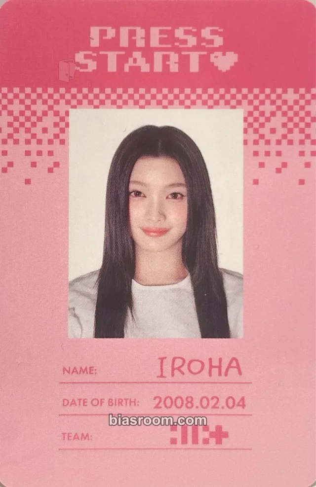 ILLIT - Iroha - ILLIT LIVE ‘PRESS START♥︎︎︎’ Event merch id card