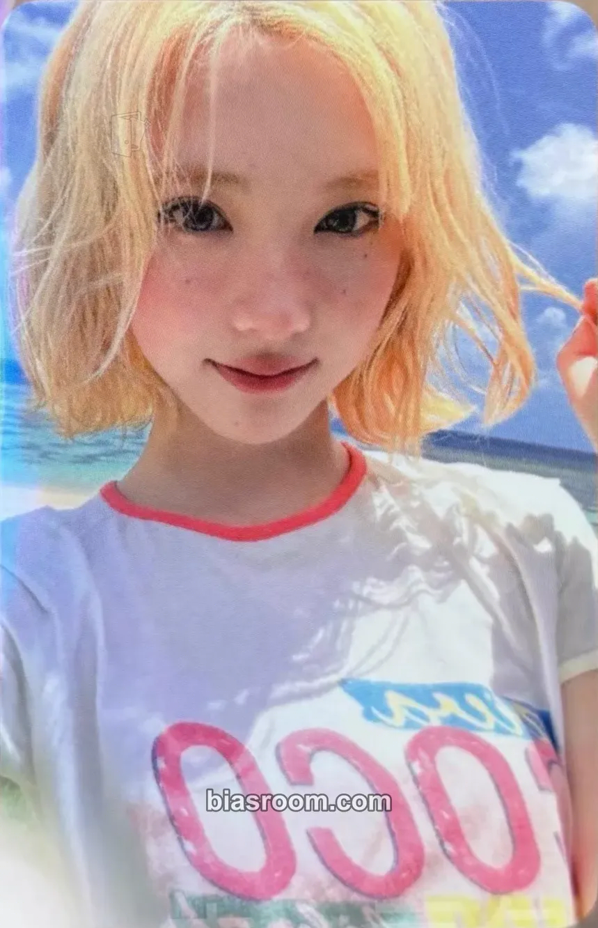 Jiwoo Lemon Tang Photocard - Hearts2Hearts - Hearts2Hearts K-pop photocard
