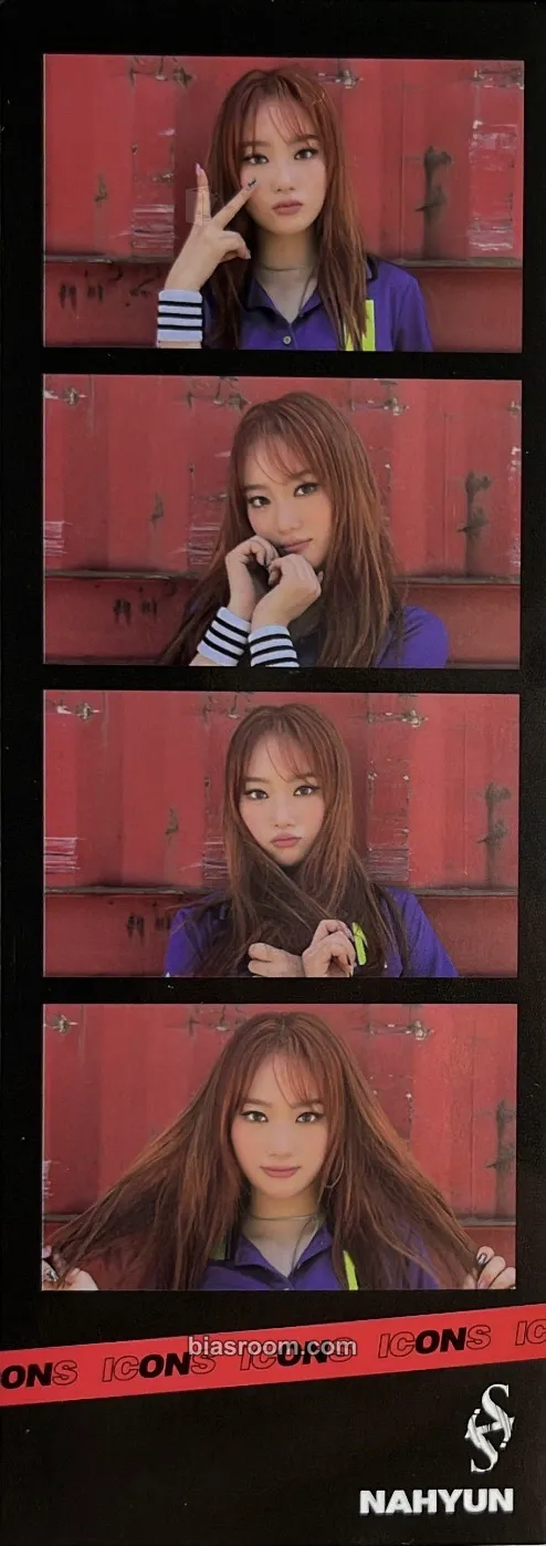 Nahyun Icons Photocard - Hot Issue - Hot Issue K-pop photocard