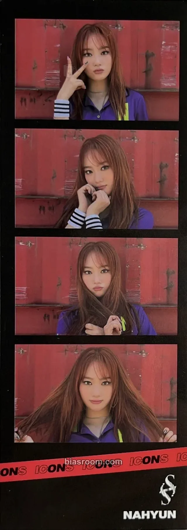 Nahyun Hot Issue Icons K-pop photocard