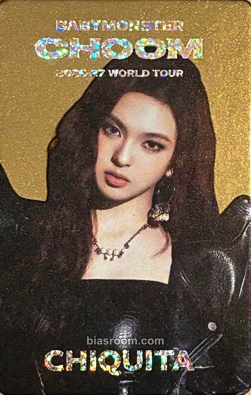Chiquita CHOOM World Tour Photocard - BABYMONSTER - BABYMONSTER K-pop photocard