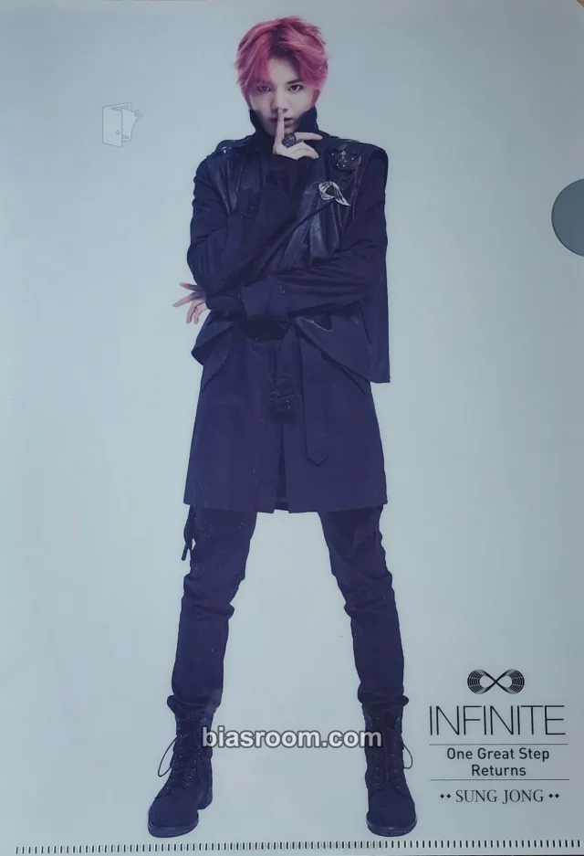 INFINITE - Sungjong - 2013 INFINITE 1ST WORLD TOUR ENCORE <ONE GREAT STEP RETURNS> Event clear file A4