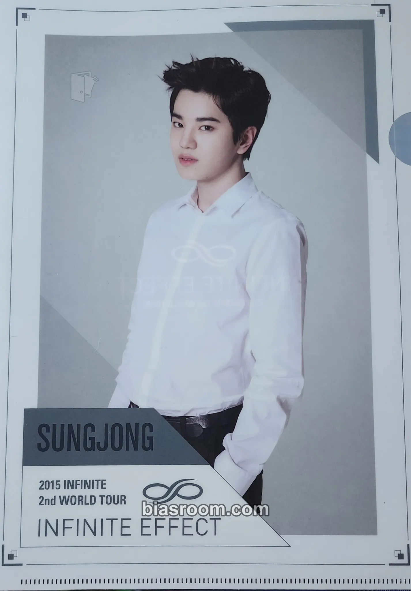 Sungjong 2015 INFINITE 2ND WORLD TOUR <INFINITE EFFECT> Photocard - INFINITE - INFINITE K-pop photocard