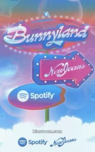 Spotify Bunnyland Pop-Up 小卡- NewJeans | Bias Room