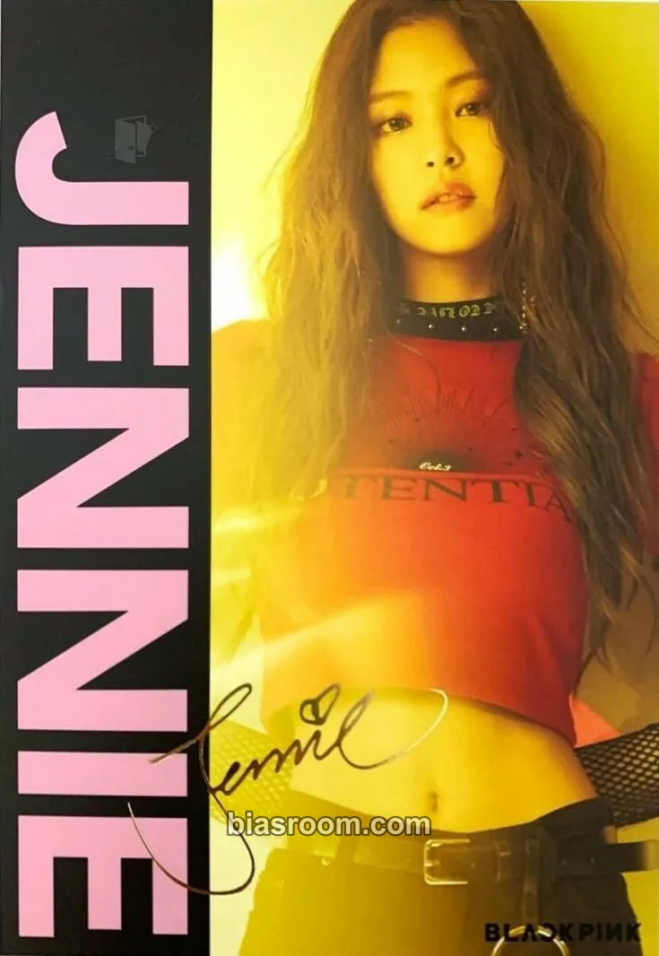 Jennie Blackpink Japan Fanclub BLINK Photocard - BLACKPINK - BLACKPINK K-pop photocard