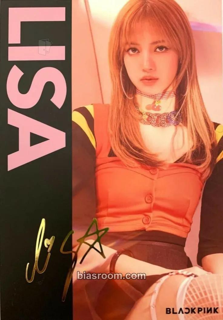 Lisa Blackpink Japan Fanclub BLINK Photocard - BLACKPINK - BLACKPINK K-pop photocard
