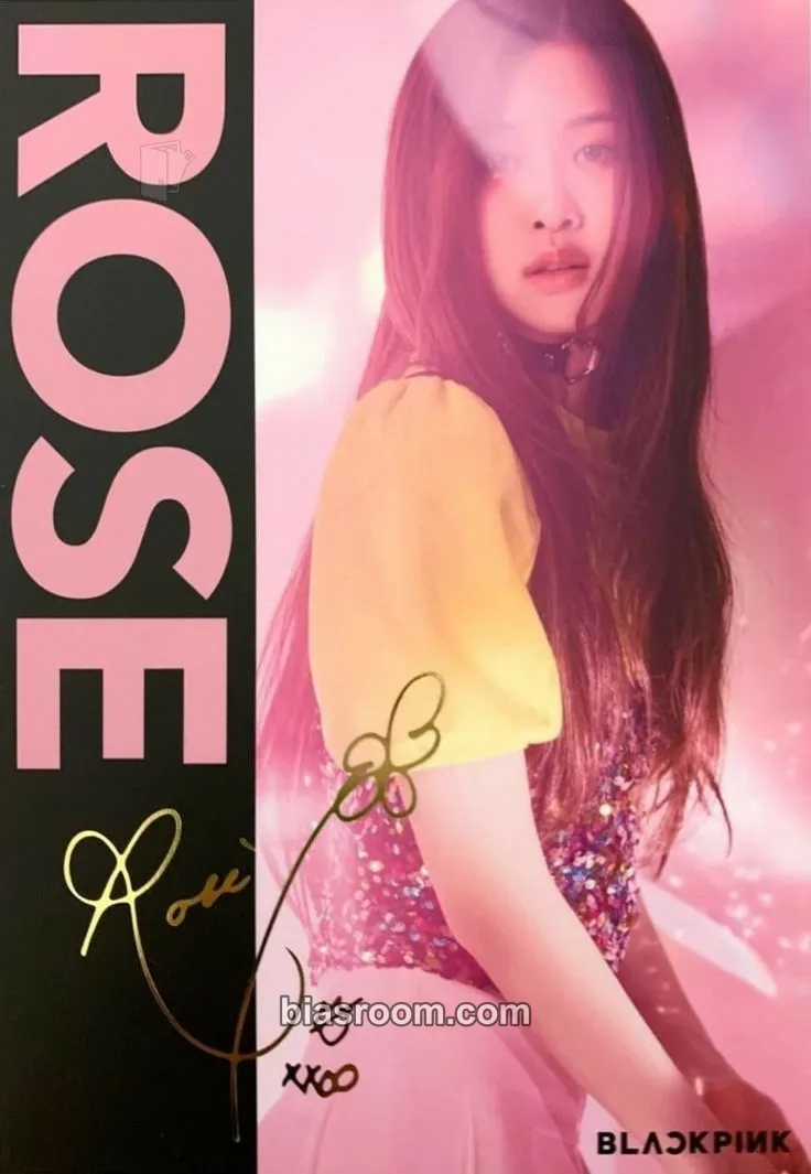 Rosé Blackpink Japan Fanclub BLINK Photocard - BLACKPINK - BLACKPINK K-pop photocard